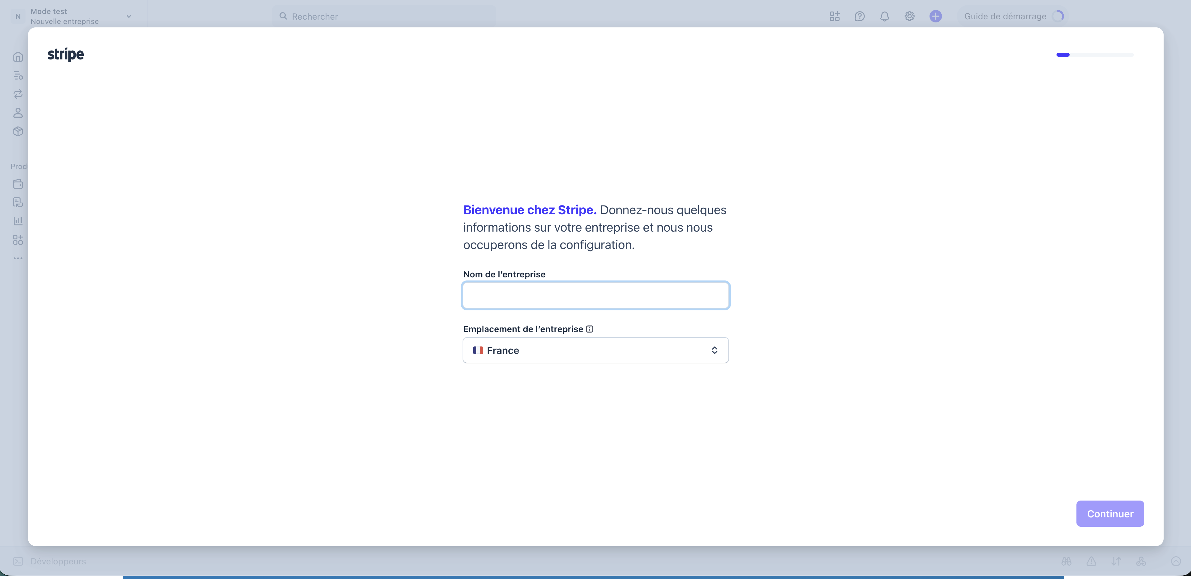 Image de connexion stripe