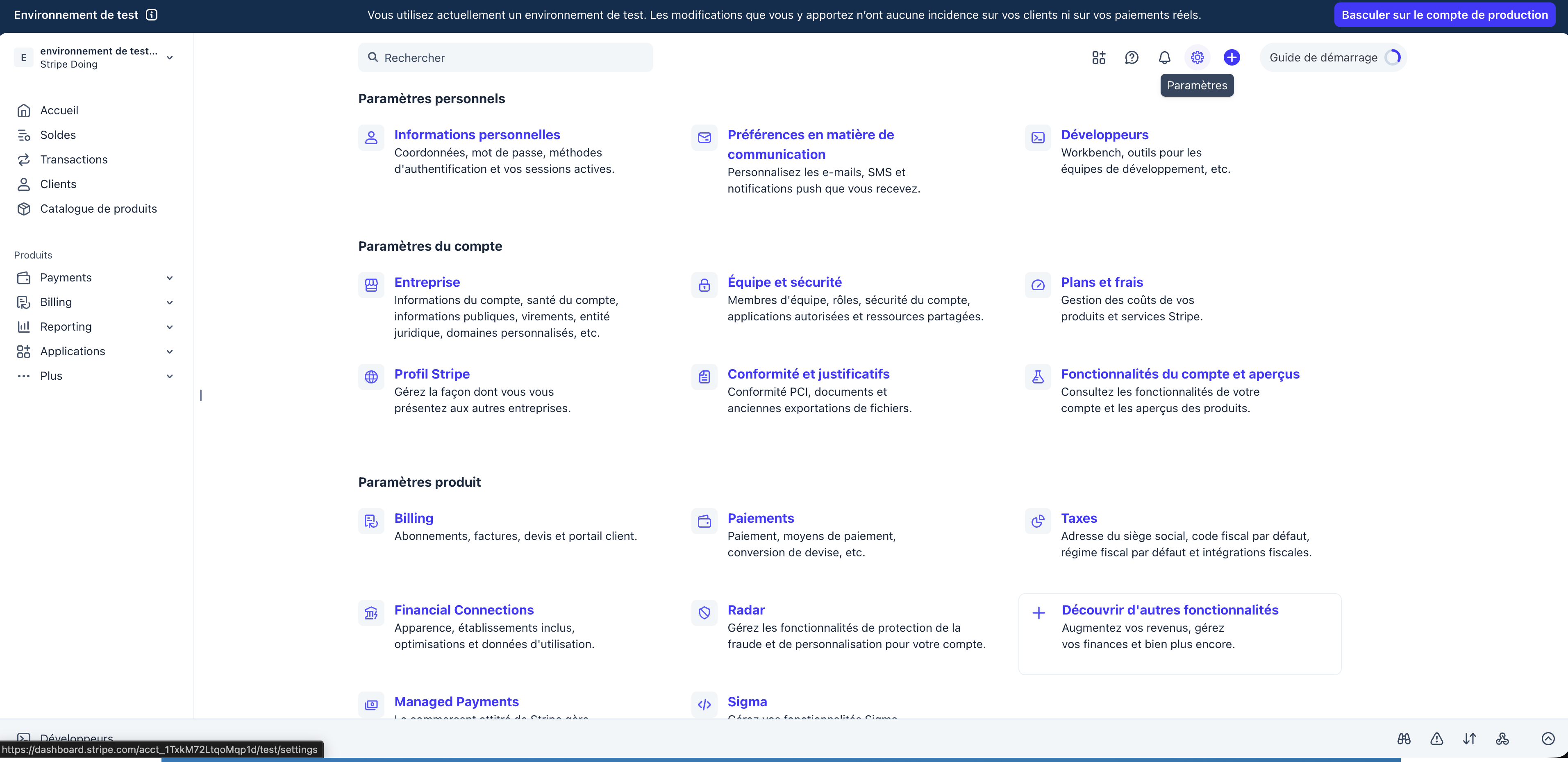 Image d'information entreprise stripe