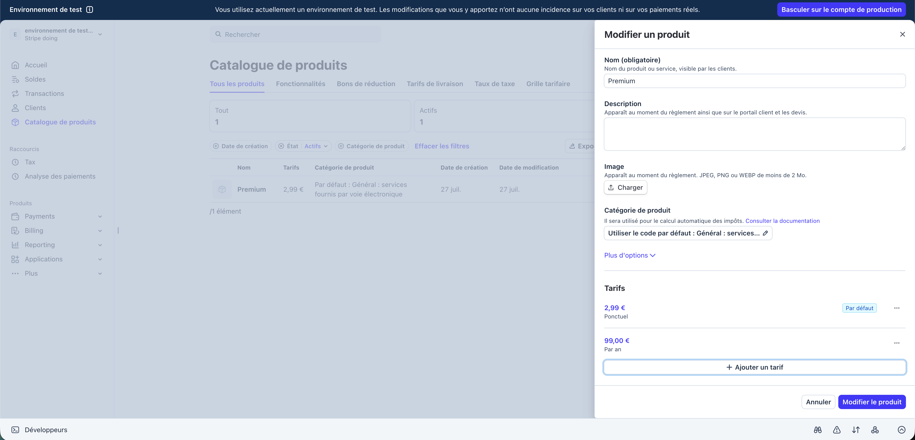 Image produit stripe