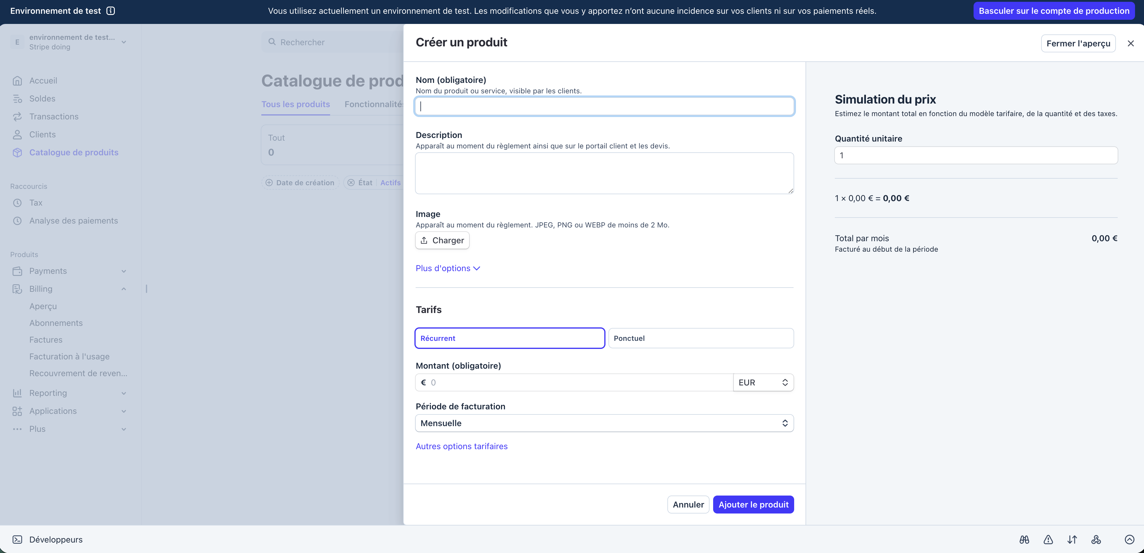Image produit stripe